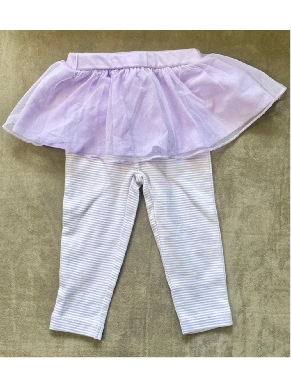 NWT Carter's Baby Girl 2 Piece Set 9M White Purple Unicorn tutu Pants